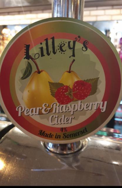 Pear & Raspberry Cider 4.0%, Lilley's Cider Barn, England