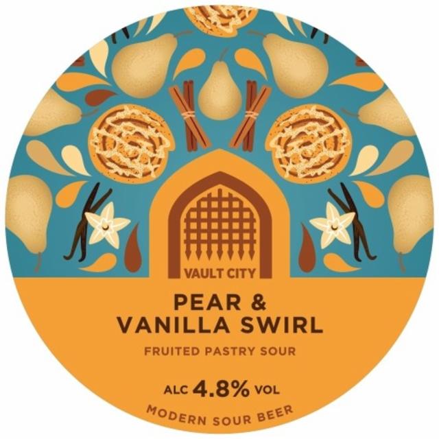 Pear & Vanilla Swirl 4.8%, Vault City Brewing, Scotland