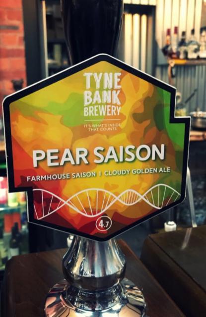 Pear Saison 4.7%, Tyne Bank Brewery, England