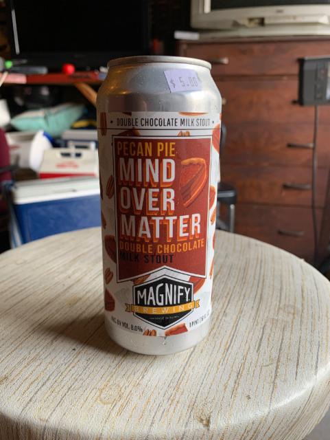 Pecan Pie Mind Over Matter Double Chocolate Stout 8.0%, Magnify Brewing Company, United States