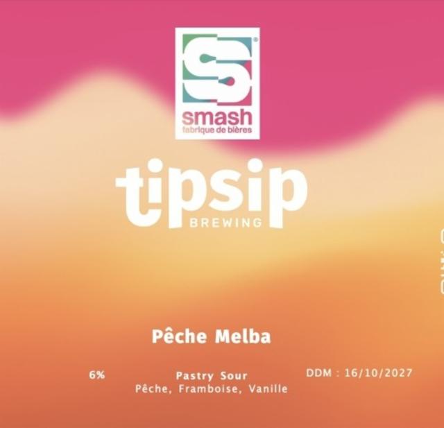 Pêche Melba 6.0%, Tipsip Brewing (Ex Tipsy Brewing), France