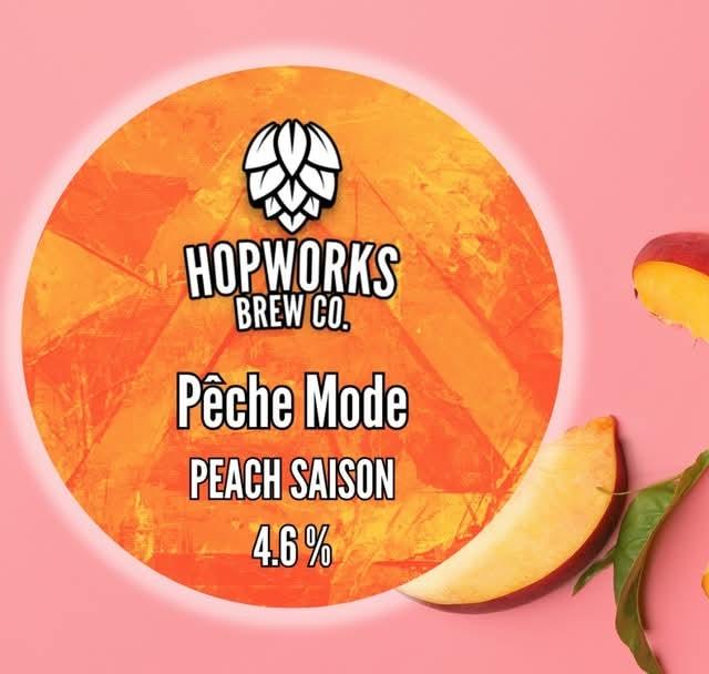 Peche Mode 4.6%, Hopworks Brew Co, England