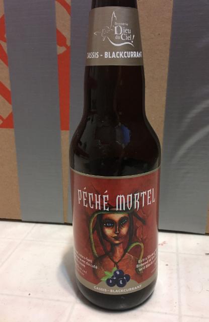 Péché Mortel Cassis 9.5%, Brasserie Dieu du Ciel!, Canada