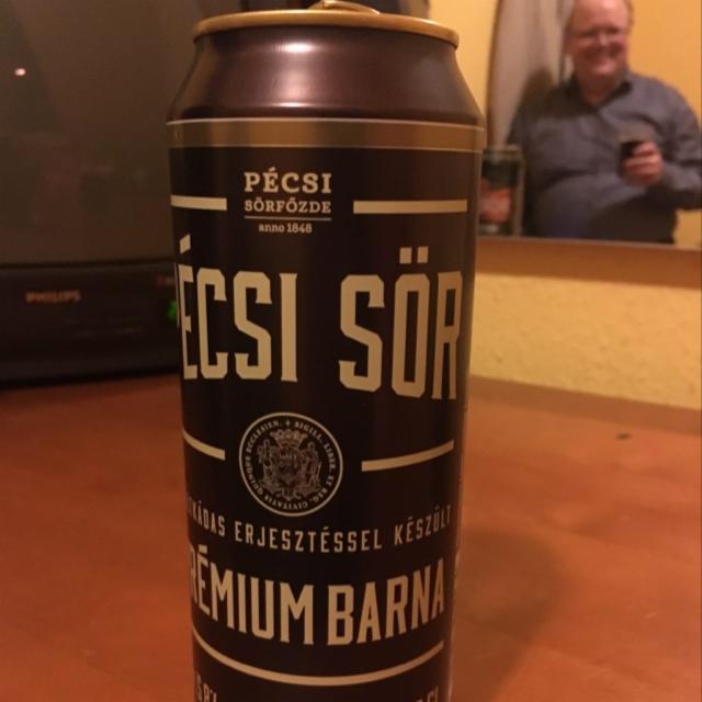 Pécsi Sör Prémium Barna 5.8%, Pécsi Sörfözde (Ottakringer), Hungary