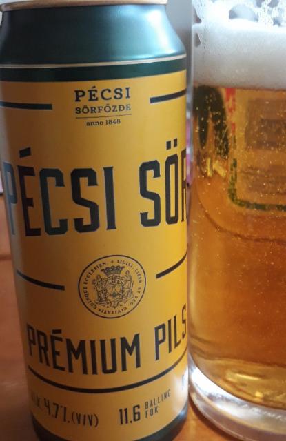 Pécsi Sör Prémium Pils, Pécsi Sörfözde (Ottakringer)