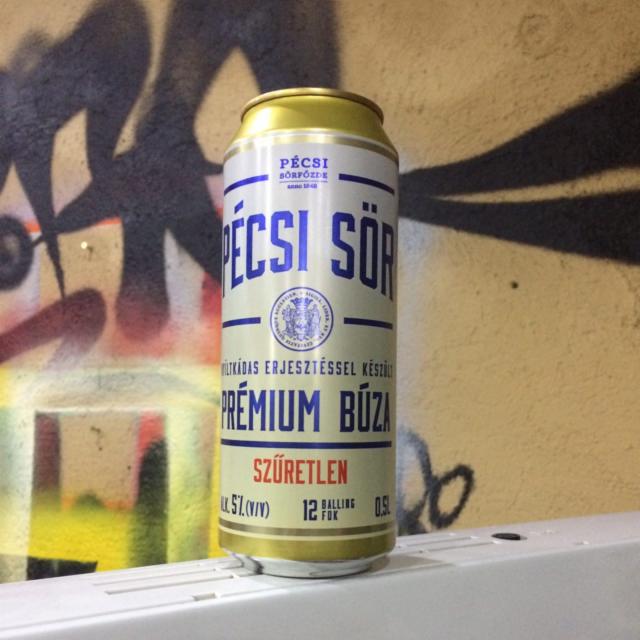 Pécsi Sör Prémium Búza Szűretlen 5.0%, Pécsi Sörfözde (Ottakringer), Hungary