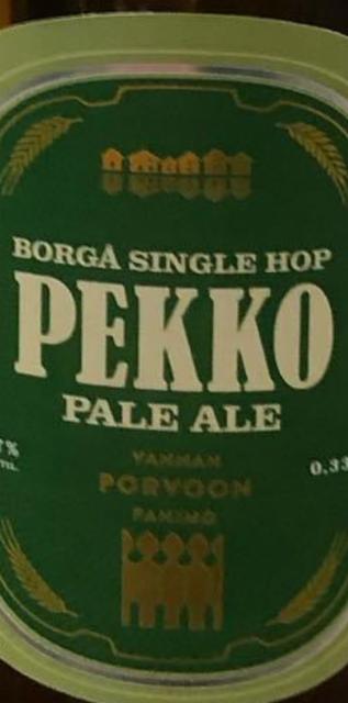Borgå Single Hop Pekko Pale Ale 4.7%, Vanhan Porvoon Panimo, Finland