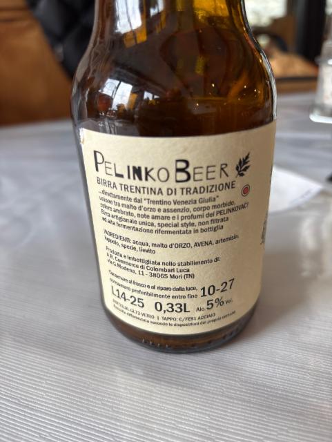 Pelinko Beer 5.0%, ARTESAN BIRRANTE, Italy