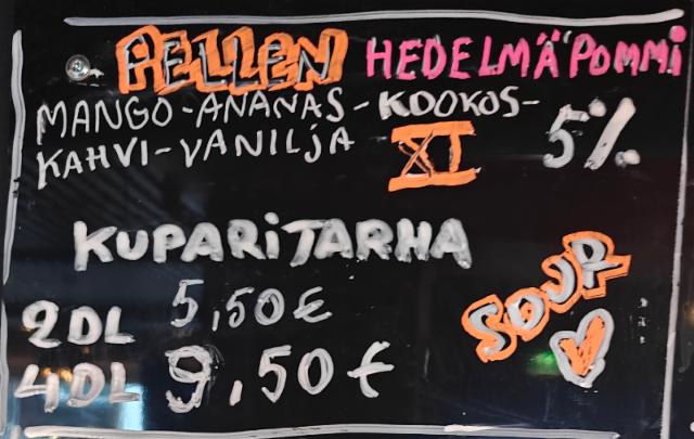 Pellen Hedelmäpommi vol. 11 5.5%, Kuparitarha, Finland