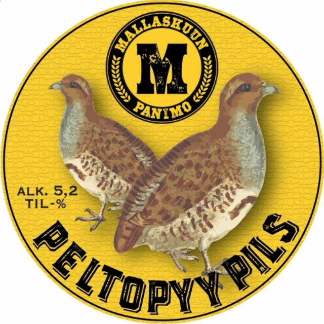 Peltopyy Pils 5.2%, Mallaskuun Panimo, Finland