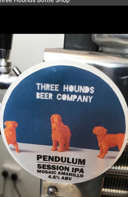 Pendulum Mosaic Amarillo 4.6%, Three Hounds Beer, England