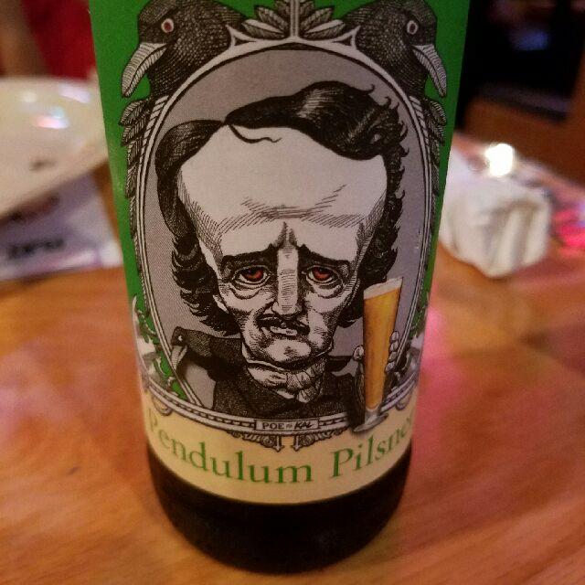 Pendulum Pilsner 4.6%, Raven Beer, United States