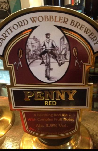 Penny Red 3.9%, Dartford Wobbler Brewery, England