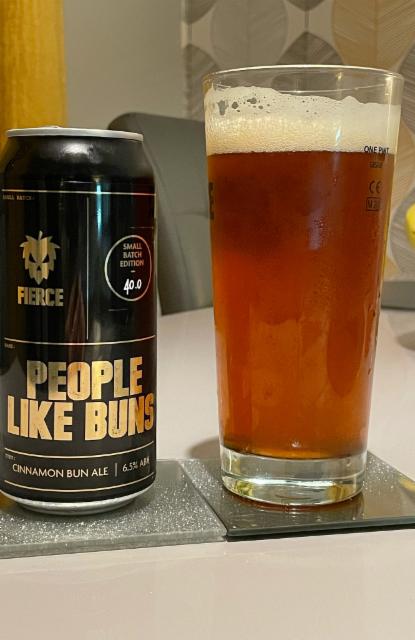 People Like Buns (Small Batch Edition 40.0) 6.5%, Fierce Beer Ltd, Scotland