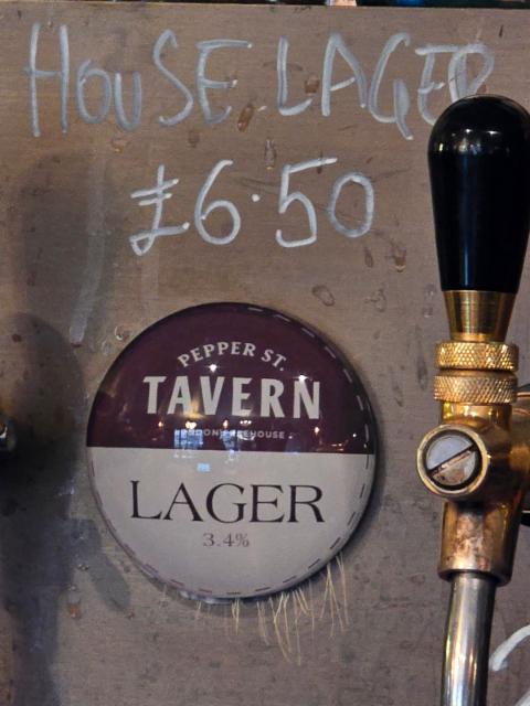 Pepper St Tavern House Lager, N/A