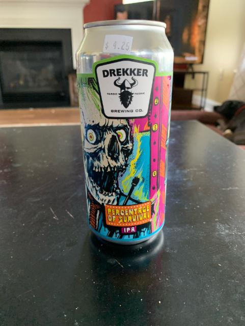Percentage of Survival 7.0%, Drekker Brewing Company, United States