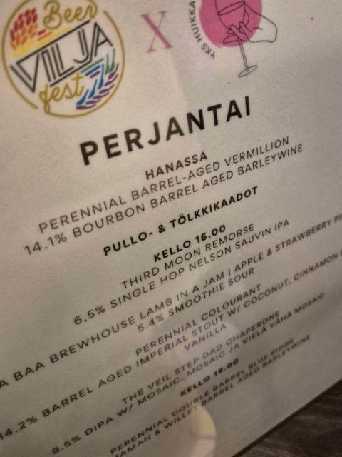 Perennial barrel aged vermillion bourbon barrel aged barley wine 14.1%, Perennial Artisan Ales, United States