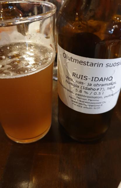 Ruis-Idaho 5.8%, Perhon Panimo, Finland