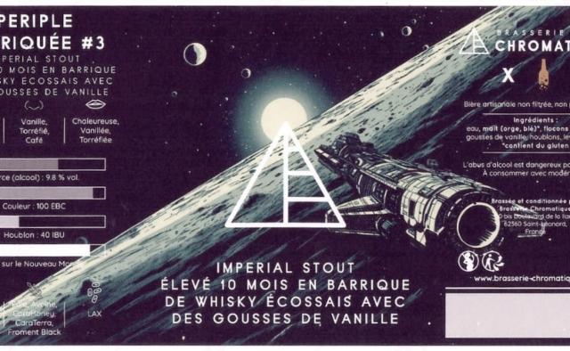 Périple Barriquée #3 9.8%, Brasserie Chromatique, France