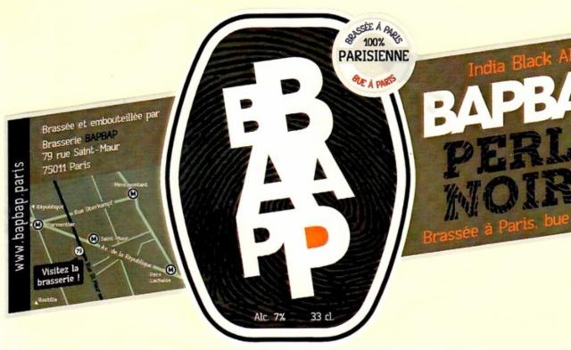Perle Noire 7.0%, Brasserie BAPBAP, France