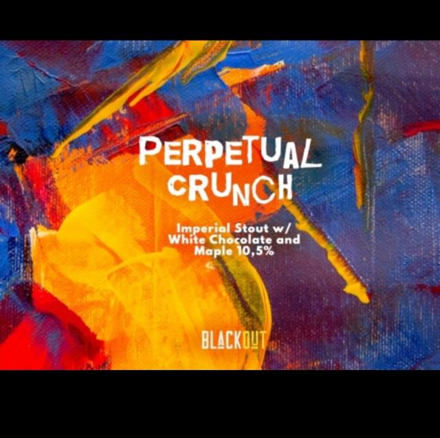 Perpetual Crunch 10.5%, Blackout Brewing, Romania