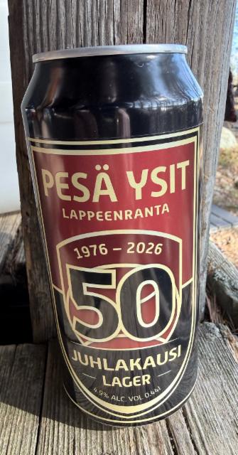 Pesä ysit Juhlakausi Lager 4.9%, Panimoyhtiö Tuju, Finland