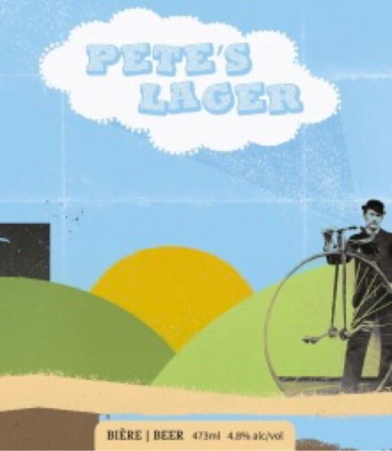 Pete's Lager 4.8%, Brasserie Sir John Brewing Co., Canada