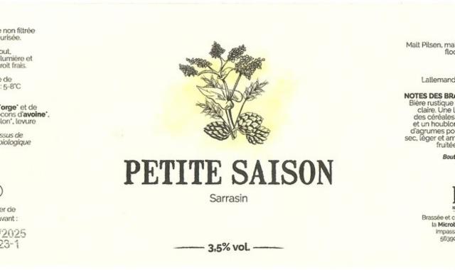 Petite Saison 3.5%, Microbrasserie Horla, France