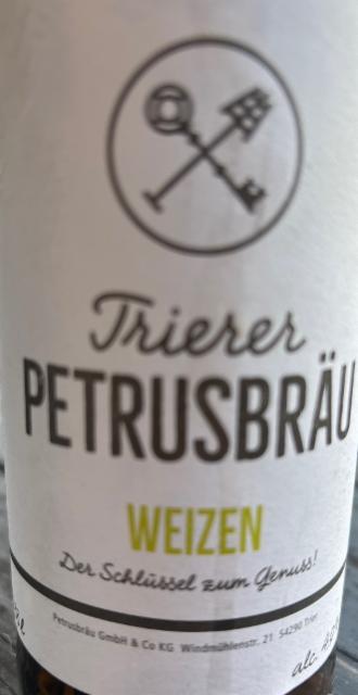 Petrusbräu Weizen 5.0%, Trierer Petrusbräu, Germany