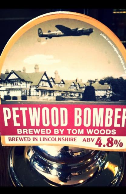 Petwood Bomber 4.8%, Lincolnshire Craft Beers, England