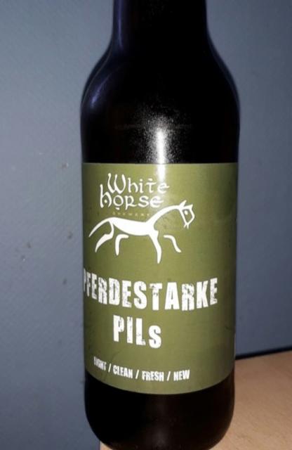 Pferedestarke Pils 4.6%, White Horse Brewery, England
