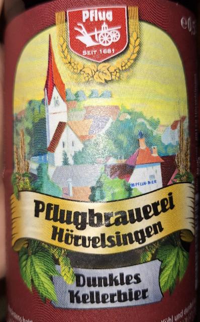 Pflugbrauerei Dunkles Kellerbier 5.4%, Pflugbrauerei Hörvelsingen, Germany