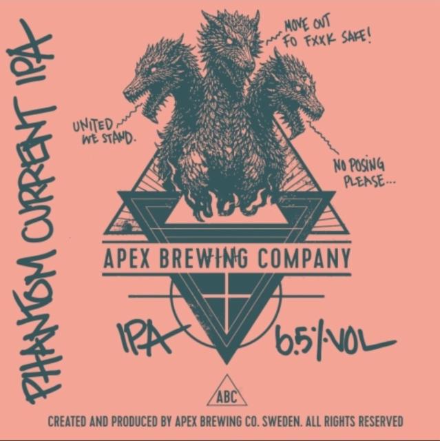 Phantom Current IPA 6.5%, Apex Brewing Company, Sweden