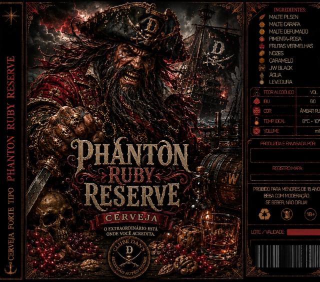 Phantom Ruby Reserve 7.8%, Dan's Brewing Co, Brazil
