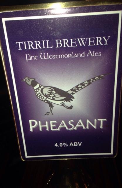 Pheasant 4.0%, Tirril Brewery, England