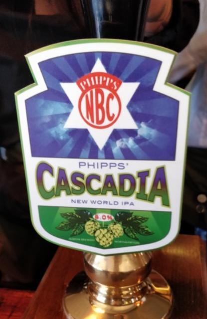 Phipps' Cascadia 5.0%, Phipps Northampton Brewery Company, England