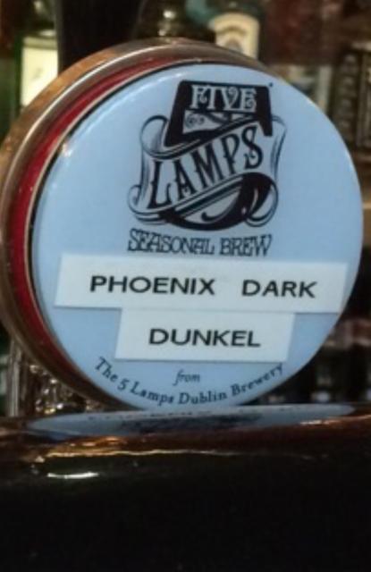 Phoenix Dark 6.5%, 5 Lamps Brewery, Ireland