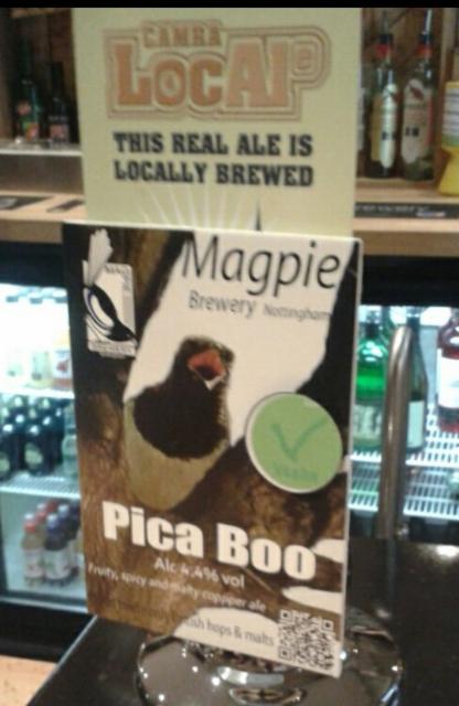 Pica Boo 4.4%, Magpie Brewery, England