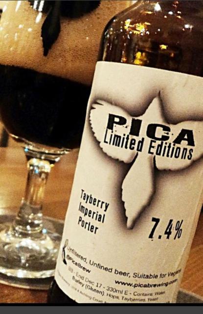 Pica Tayberry Imperial Porter 7.4%, Magpie Brewery, England