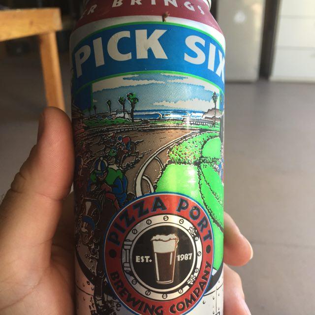 Pick Six 5.2%, Pizza Port Brewery, United States