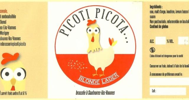 Picoti Picota Blonde Lager 5.0%, Picoti Picota, France