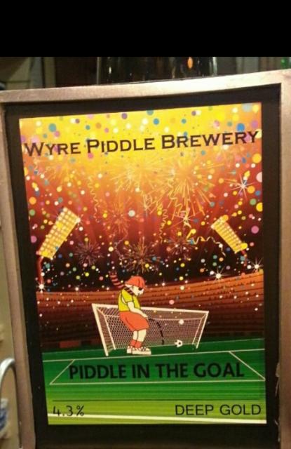Piddle In The Goal 4.3%, Wyre Piddle Brewery, England