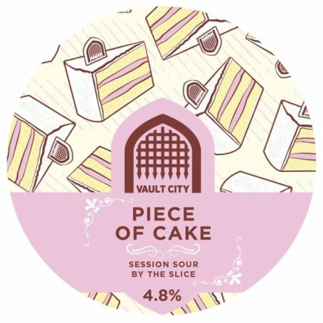 Piece Of Cake 4.8%, Vault City Brewing, Scotland