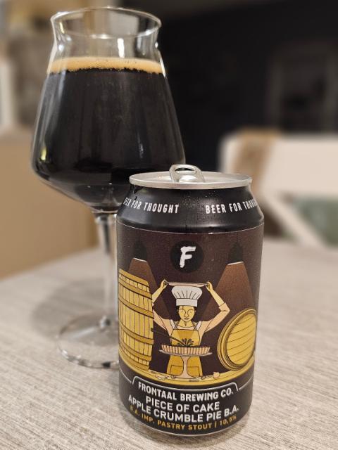 Piece Of Cake: Apple Crumble Pie B. A 10.5%, Brouwerij Frontaal, Netherlands