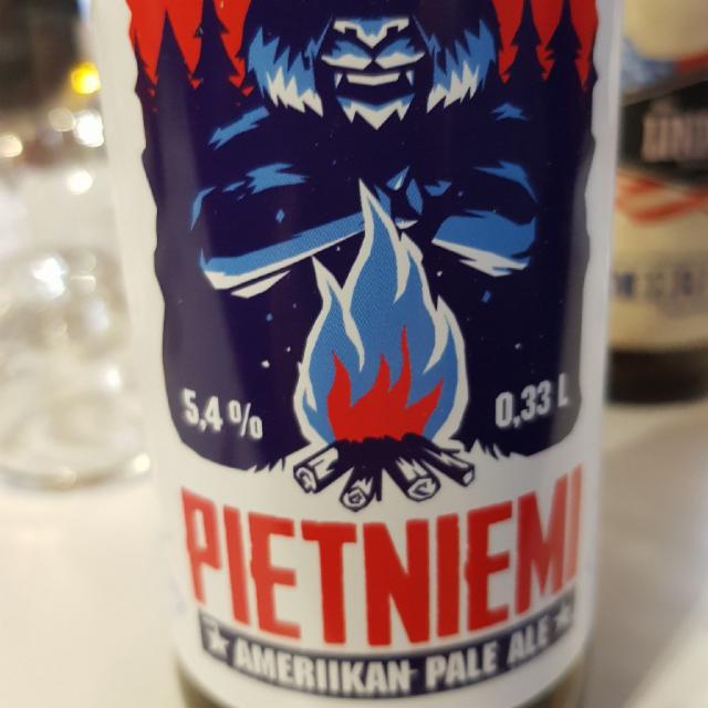 Pietniemi Ameriikan Pale Ale 5.4%, Rocking Bear Brewers, Finland