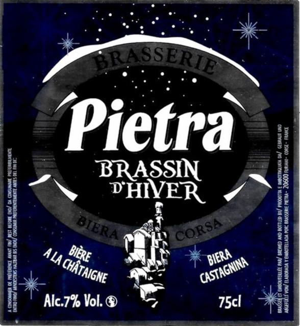 Pietra Brassin d'Hiver 7.0%, Brasserie Pietra, France