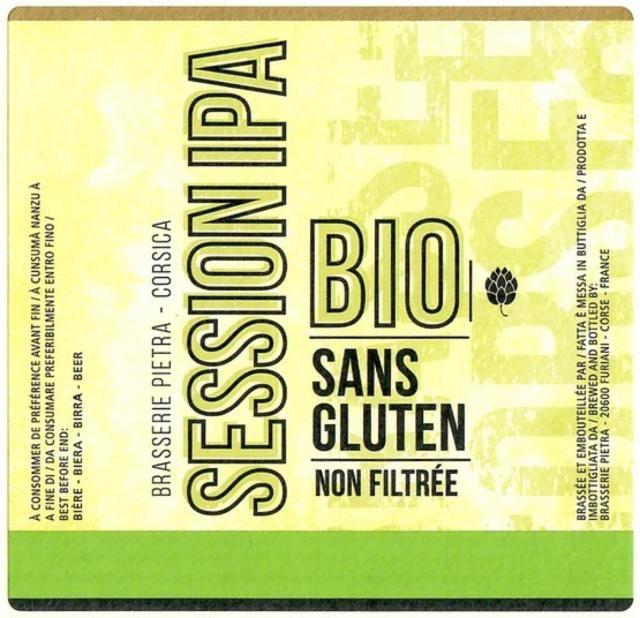 Pietra Session IPA Bio Sans Gluten 4.5%, Brasserie Pietra, France