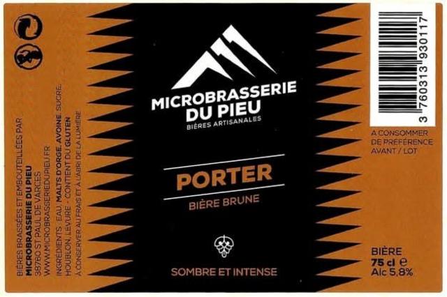 Pieu Porter, Microbrasserie Du Pieu