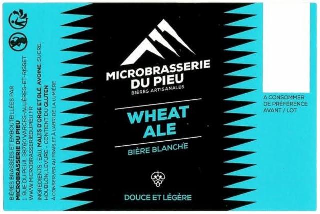 Pieu Wheat Ale 5.5%, Microbrasserie Du Pieu, France
