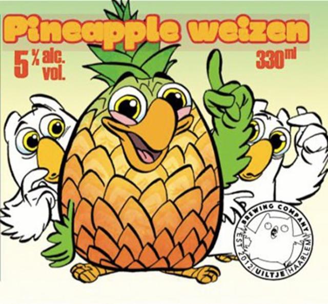 Piewee The Pineapple Weizen 5.0%, Uiltje Brewing Co, Netherlands